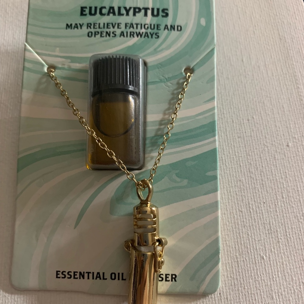 Eucalyptus necklace